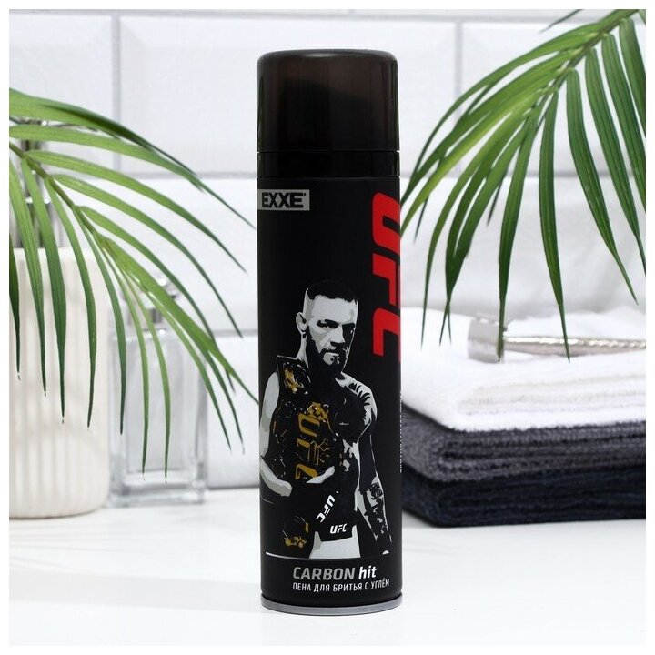 Пена для бритья UFC x EXXE Carbon hit, с углем, 200 мл — фото 1