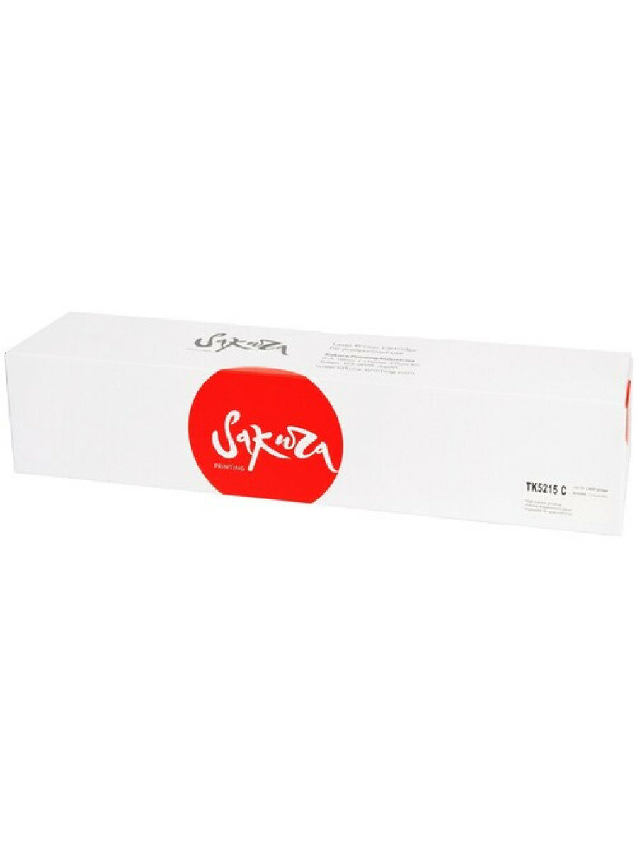Тонер-картридж лазерный SAKURA TK5215C голубой