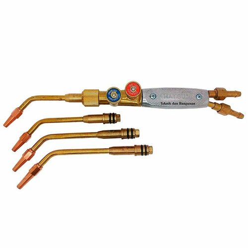 Горелка газовая H02-6 GLOOR ацетилен (пропан)/кислород, 4 сменные насадки