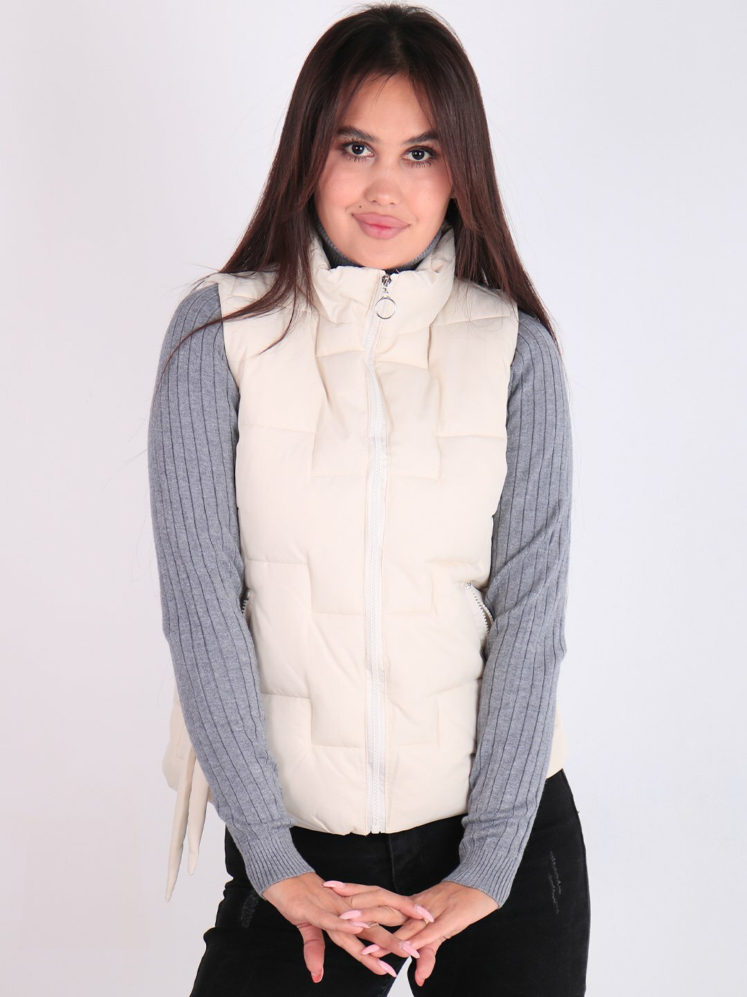 Жилет спортивный , размер One Size, белый, — фото 1