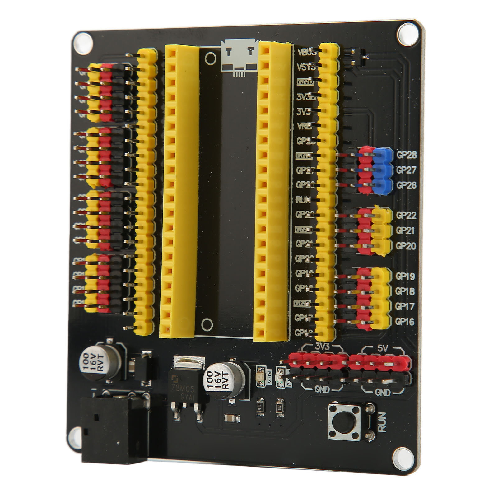 Плата расширения для Raspberry Pi Pico для подключения датчиков и GPIO устройств