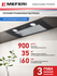 Вытяжка кухонная MEFERI INBOX60BK POWER на 60 см встраиваемая, че...