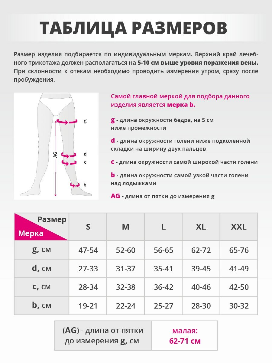 Картинки Чулки с силиконовой резинкой DUOMED (AG-62-71 см) 1 класс DC151, беж. p.M