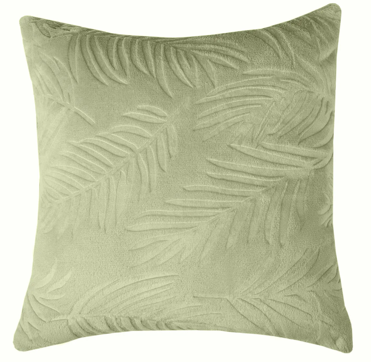 Подушка декоративная Texrepublic Листья  40x40 см  цвет зеленый