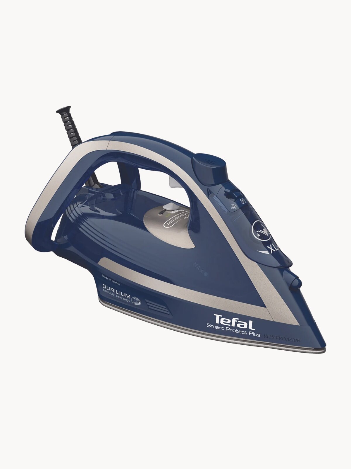 Утюг для одежды Tefal Smart Protect Plus FV6872E0 с паровым ударом 260 г/мин, автоотключением, вертикальным отпариванием, 2800 Вт, Франция