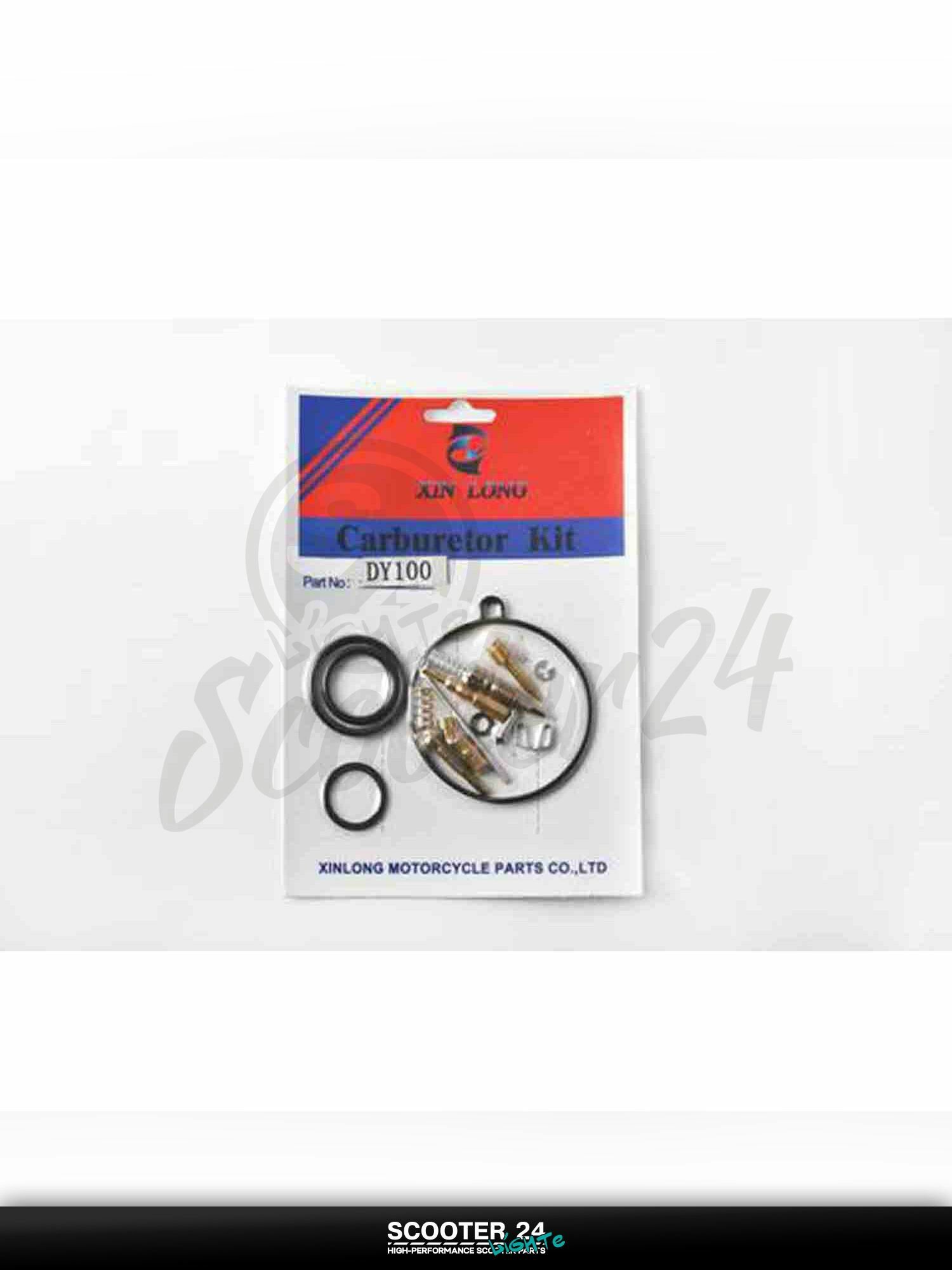 Ремкомплект карбюратора на мопед и мотоцикл Delta / Дельта 100 кубов