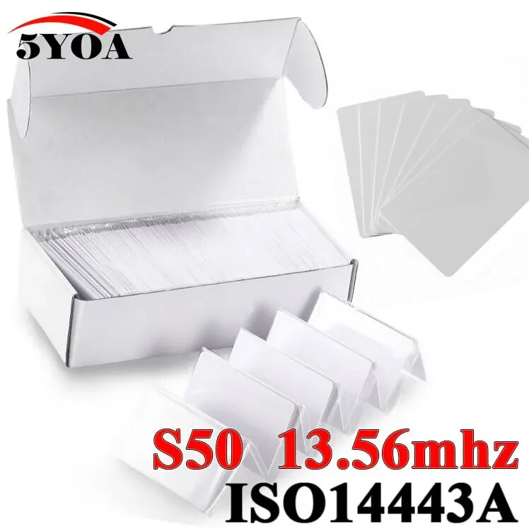 RFID-карты 5YOA ICCard 13,56 МГц 100 шт