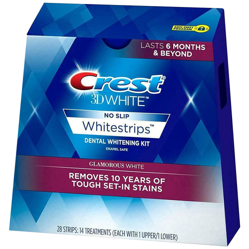 Crest 3D White Glamorous White Отбеливающие полоски, 14 применений профессиональные гелевые полоски для отбеливания зубов отбеливающие инструменты для отбеливания зубов удаление пятен гигиена полости р