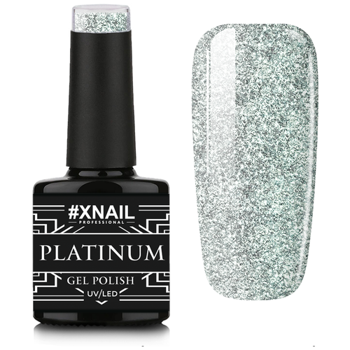 Гель лак XNAIL PROFESSIONAL Platinum жидкая фольга, для дизайна ногтей, 10 мл, № 4