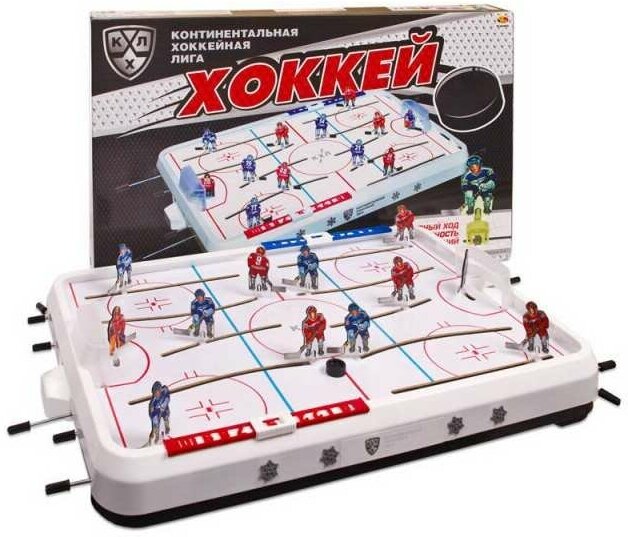 Настольная игра ОмЗЭТ "Хоккей КХЛ", 74,5x46,5x9,5 см ОМ-48200KHL