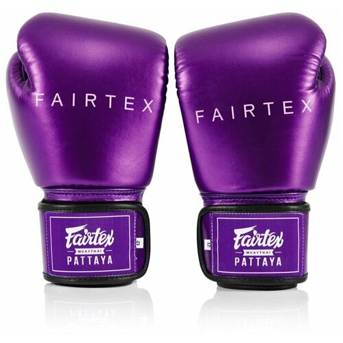 Боксерские перчатки Fairtex BGV22 фиолетовые 16 унций боксерские перчатки fairtex bgv22 metallic purple 12 унций