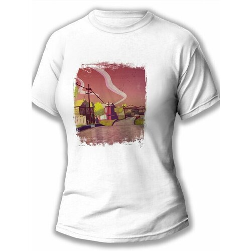 фото Футболка размер l, белый будь на стиле