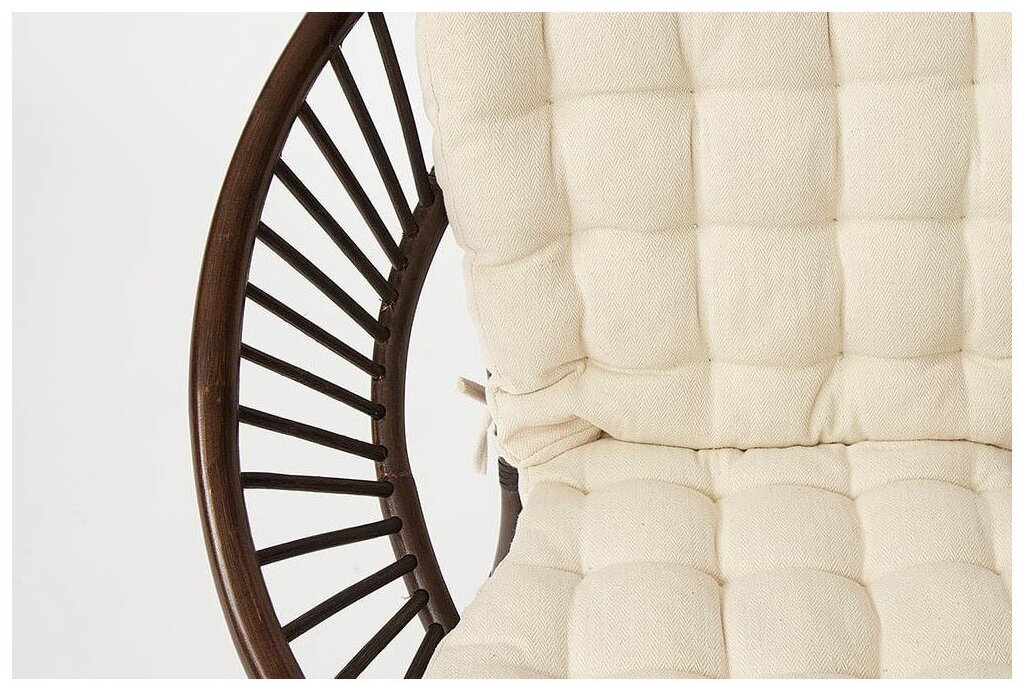 Комплект для отдыха TetChair TURKEY (стол круглый (со стеклом)+2 кресла + диван) /с подушками/ротанг, кр:70х65х78см, дв:120х65х78см, ст:D50х56,5см, coco brown (коричневый кокос) - фотография № 20