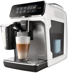 Кофемашина Philips EP3243 Series 3200 LatteGo, серебристый/белый