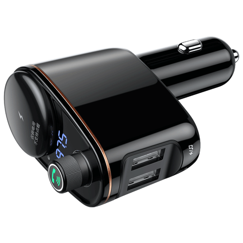 Автомобильное зарядное устройство Baseus Locomotive Bluetooth MP3 Vehicle Charger, RU, черный