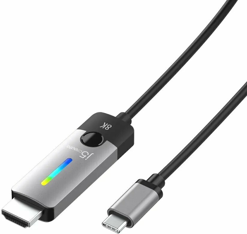 Кабель USB Type-C - HDMI, 1.8м, j5create (JCC157)