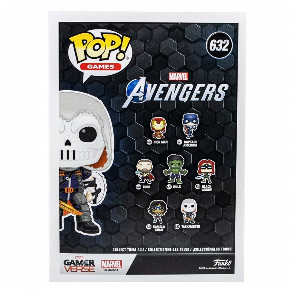 Funko 47815F Фигурка Funko POP! Bobble: Marvel: Avengers Game: Taskmaster - фото №4