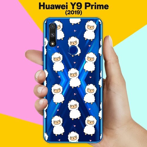 Силиконовый чехол Узор из лам на Huawei Y9 Prime (2019) силиконовый чехол узор из лам на huawei y6 2019