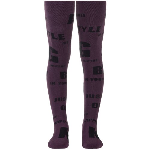 Колготки Conte-kids SOF-TIKI, размер 140-146, фиолетовый детские носки однотонные махровые маритекс теплые носки однотонные