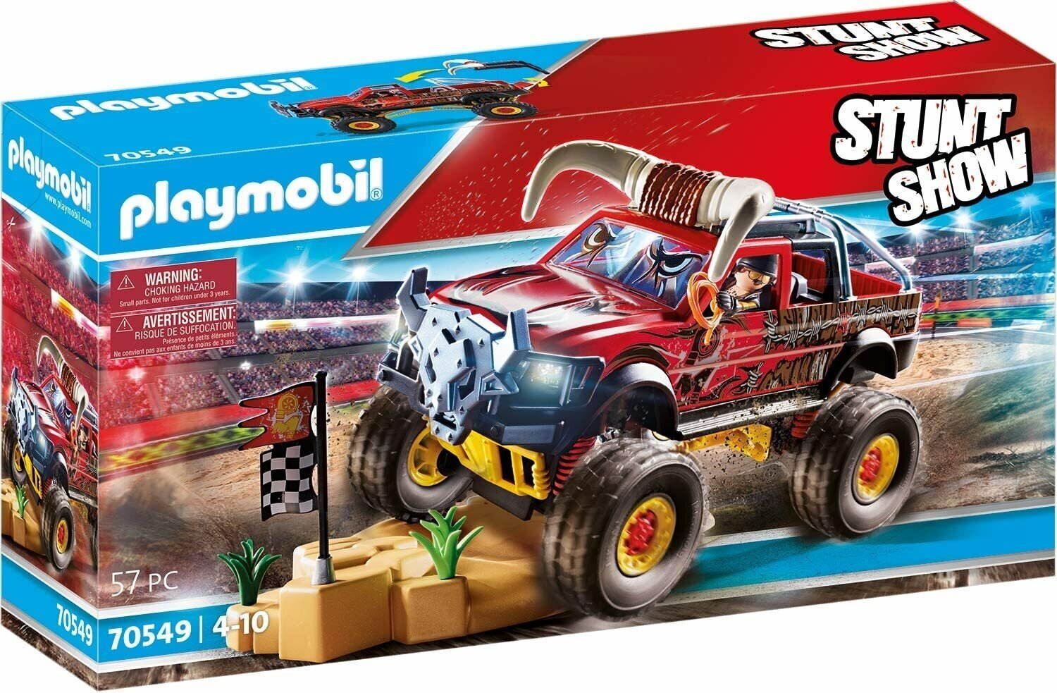 Конструктор Трюк-шоу с машинкой Monster Truck Playmobil 70549