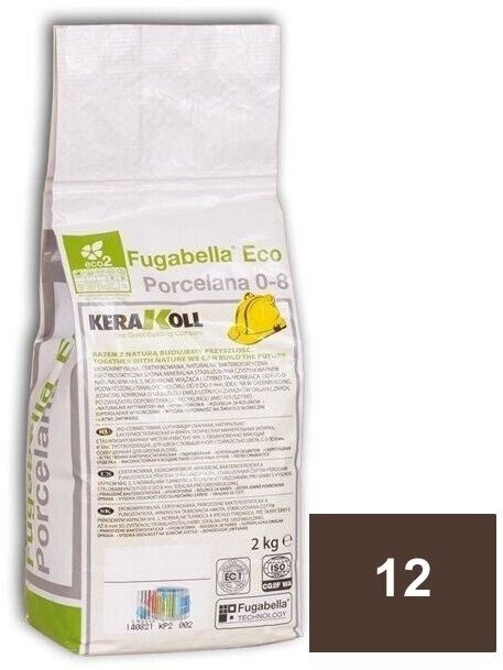     Kerakoll Fugabella Eco Porcelana 0-8 (2) 12 Walnut