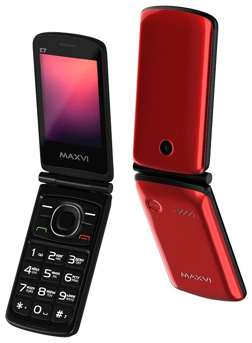 Сотовый телефон Maxvi E7 red