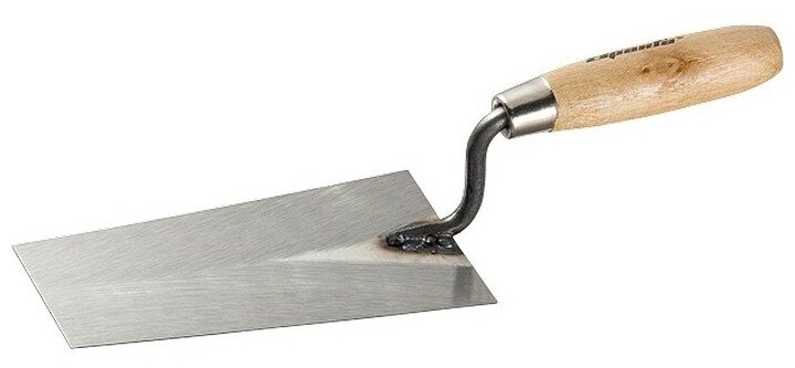 Кельма, деревянная ручка, сталь, (Трапеция), отделочника (ко) 200мм