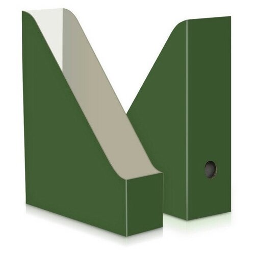 Купить Вертикальный накопитель Attache Selection СROCUS 75мм 2шт/уп green clover, зеленый, картон