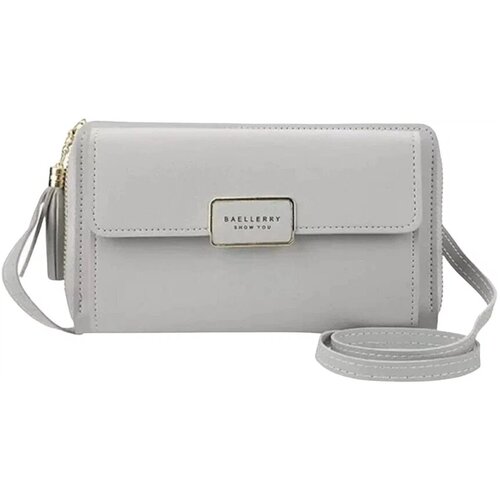 Сумка клатч серый 826₽