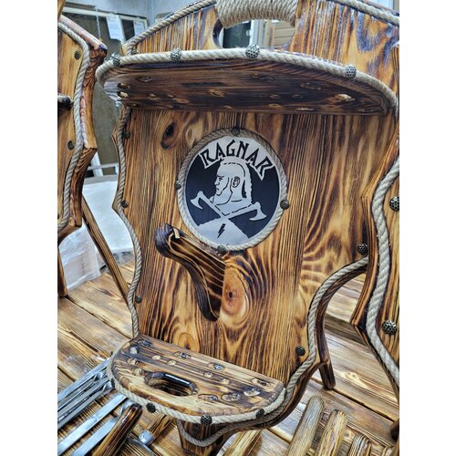 Подарочный шашлычный набор Viking Щит LUX 