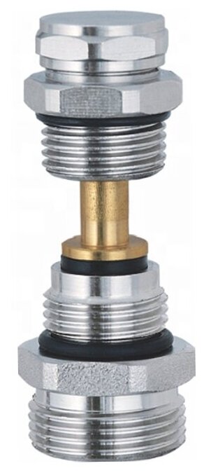 Клапан регулировочный под шестигранник на обратном контуре с ниппелем 1/2"х 3/4" под евроконус TIM арт M305-23