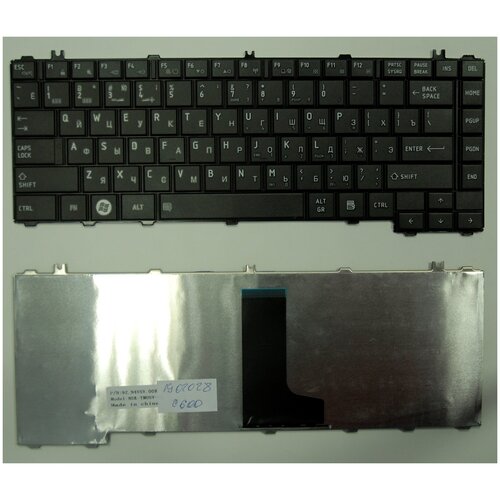 Клавиатура для ноутбука Toshiba Satellite C600 L600 L640 C640 черная 670₽