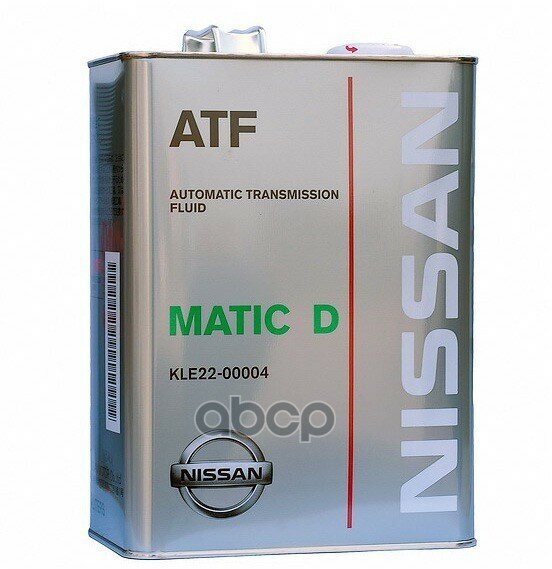 Масло Трансмиссионное Atf Matic Fluid D 4L NISSAN арт. KLE2200004