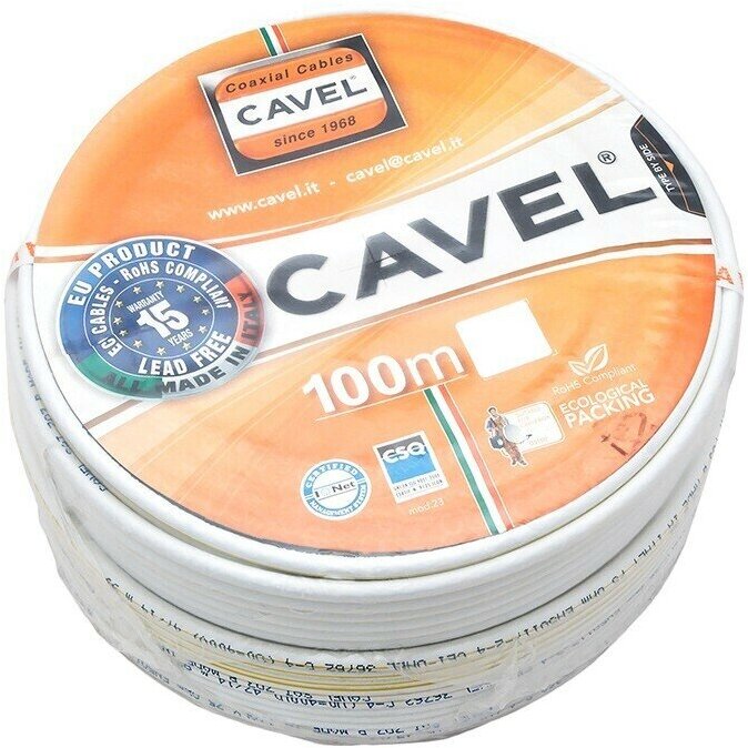 Итальянский оригинальный коаксиальный кабель Cavel sat 703 бухта 100 метров