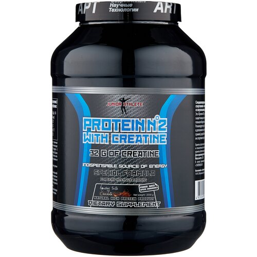 Протеин Junior Athlete Protein № 2 with Creatine банка, 3200 гр., шоколад