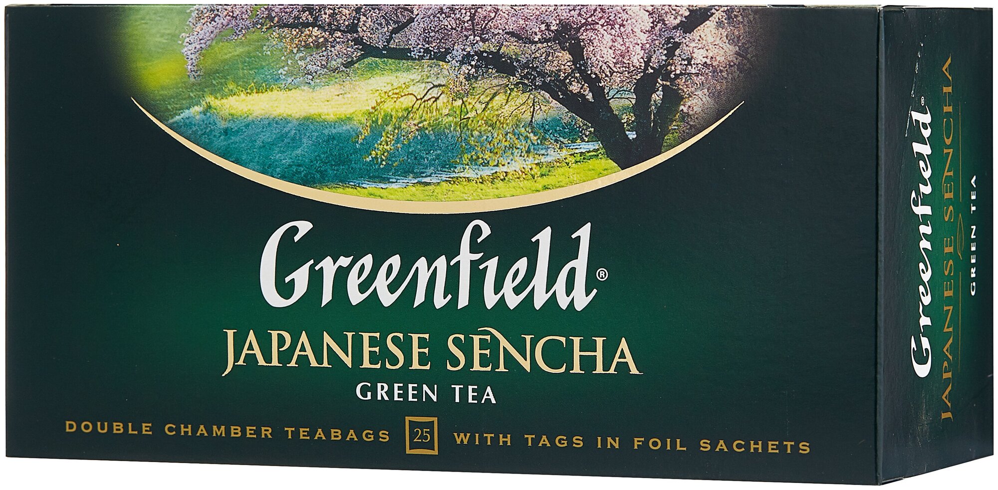 Greenfield чай зеленый пакетированный Japanese Sencha 2г*25п - фотография № 3