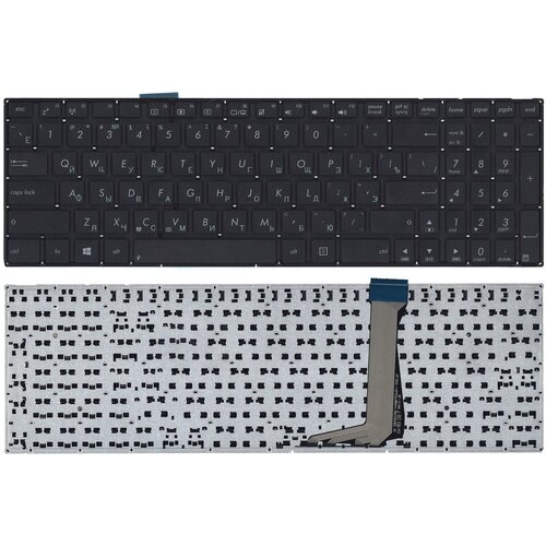 Клавиатура для ноутбука Asus E502 черная 684₽