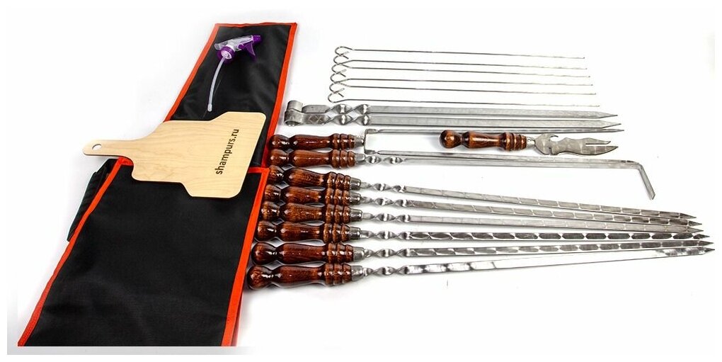 Набор шампуров в чехле "Маэстро" — фото 1