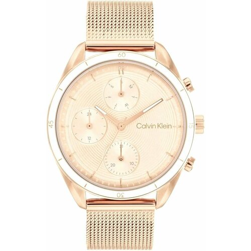 Наручные часы CALVIN KLEIN Швейцарские наручные часы Calvin Klein 25200175, золотой