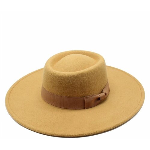 Шляпа , размер 54/57, коричневый