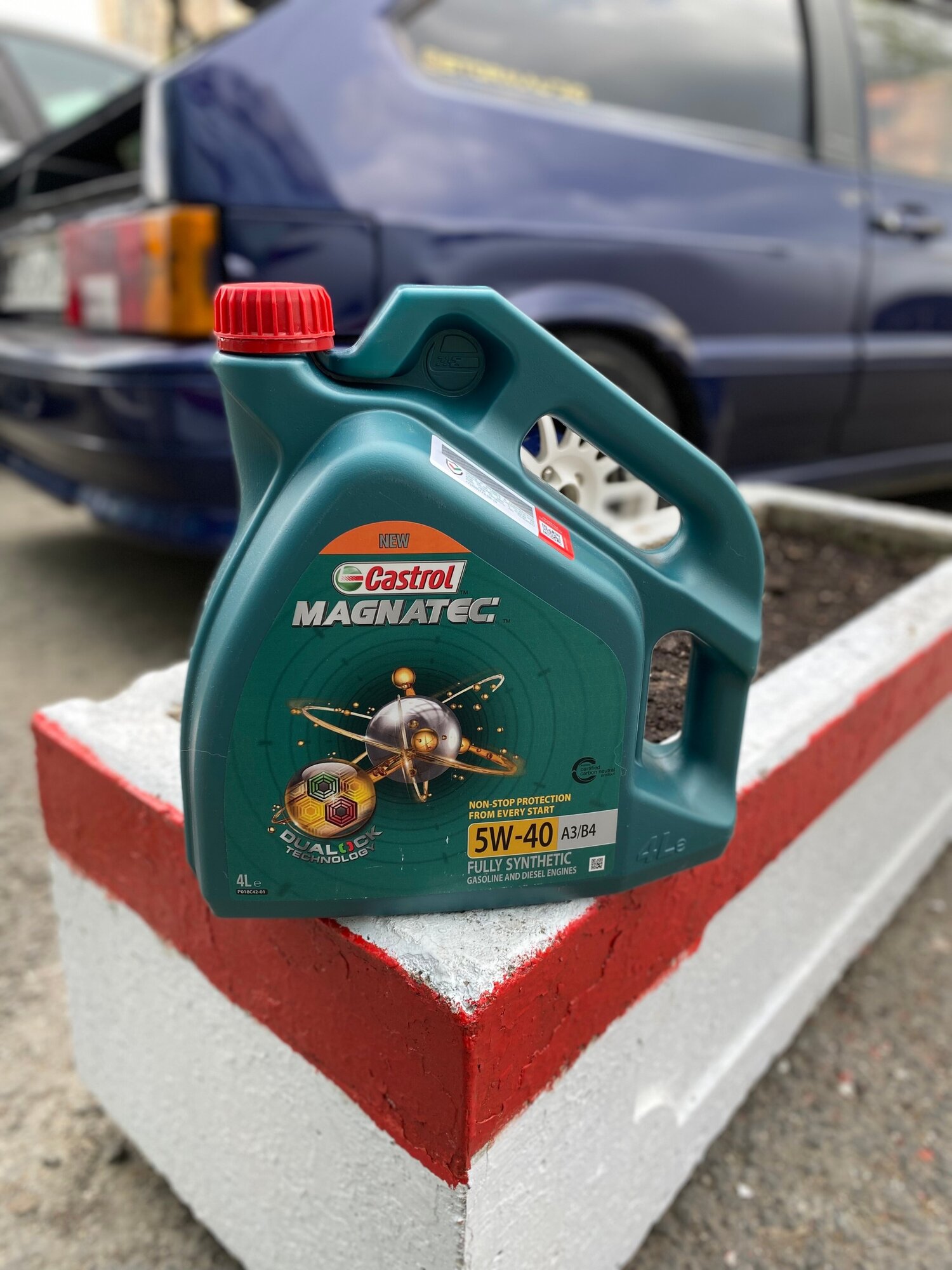 Масло моторное синтетическое Castrol magnatec a3/b4 5w-40 (4л) - фото №15