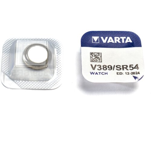 Батарейка часовая VARTA V 389 / SR54 BL1 (блистер 1шт) батарейка алкалиновая varta lr11 a11 mn11 1bl 1 5в блистер 1 шт