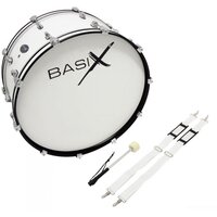 Basix Marching Bass Drum 24x12" бас-барабан маршевый 24х12 с ремнем и колотушкой