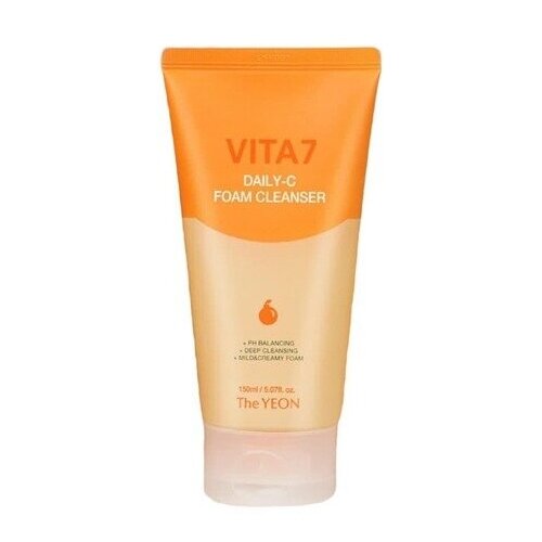 Пенка для умывания с витаминами The YEON Vita7 daily-C foam cleanser, 150 мл