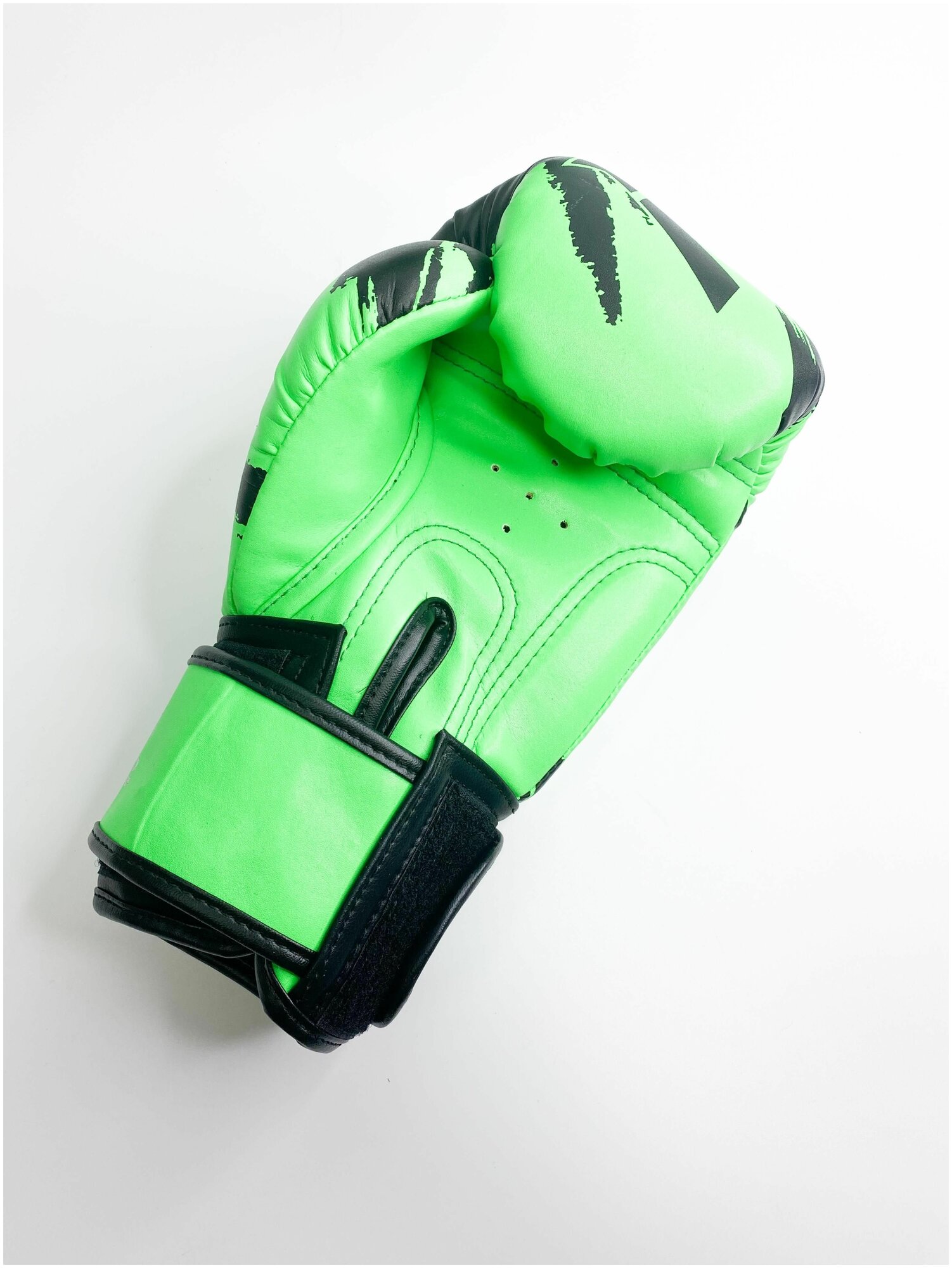 Боксерские перчатки Raja model 3 зеленые — фото 1