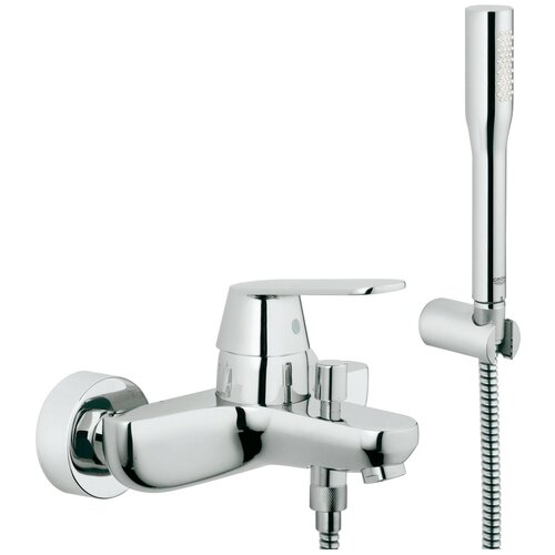 Смеситель с душевой лейкой Grohe Eurosmart 32832000, хром хром 1500 мм смеситель с душевой лейкой grohe eurosmart 3330220a хром хром 1500 мм