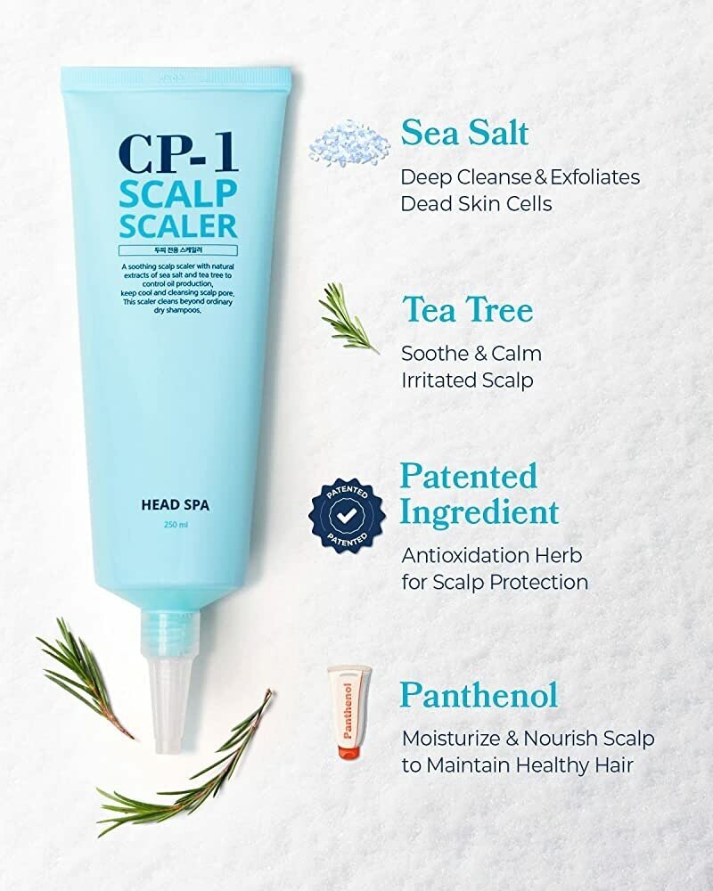 Esthetic House Профессиональное SPA средство для глубокого очищения кожи головы Scalp Scaler, 250 г, 250 мл, туба