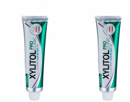 Mukunghwa Зубная паста Укрепляющая эмаль лечебно-профилактическая c экстрактами трав Xylitol Pro Clinic, 130 г, 2 шт