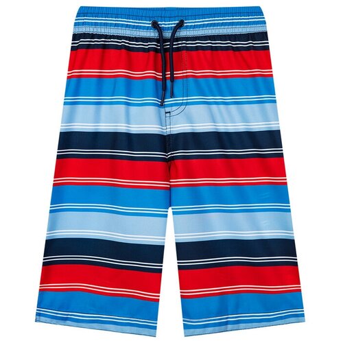 фото Шорты для плавания playtoday размер 110, темно-синий/голубой/синий/красный