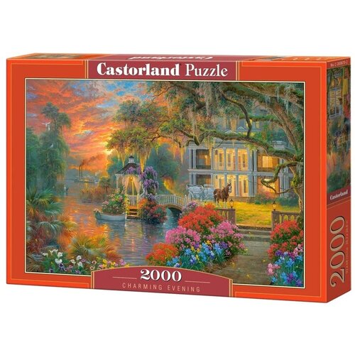 пазлы castorland пазлы бегущие лошади 2000 элементов Пазл Castorland 2000 деталей: Прекрасный вечер